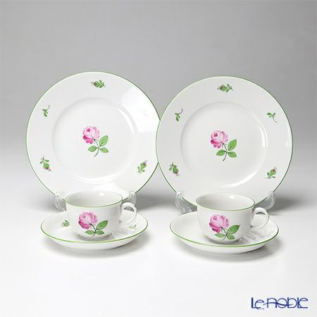 アウガルテン（AUGARTEN） ウィンナーローズ（5089） トリオセット（モカ） ペア