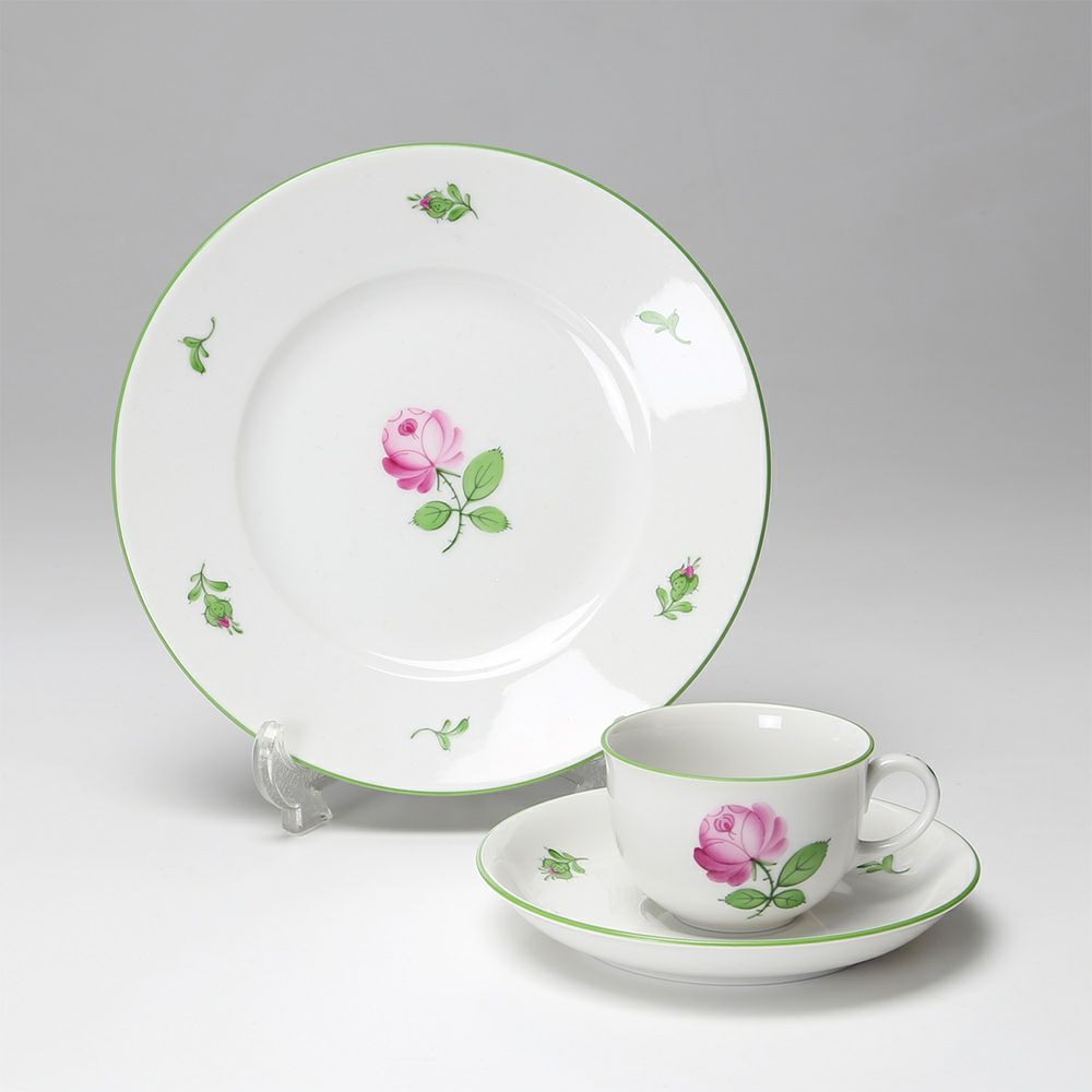 アウガルテン（AUGARTEN） ウィンナーローズ（5089） トリオセット（モカ）