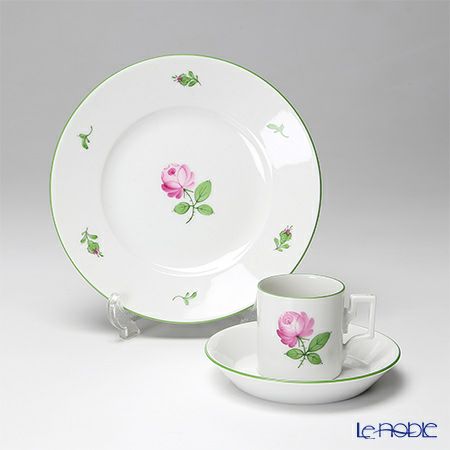 アウガルテン（AUGARTEN） ウィンナーローズ（5089） トリオセット（モカ ハプスブルク）