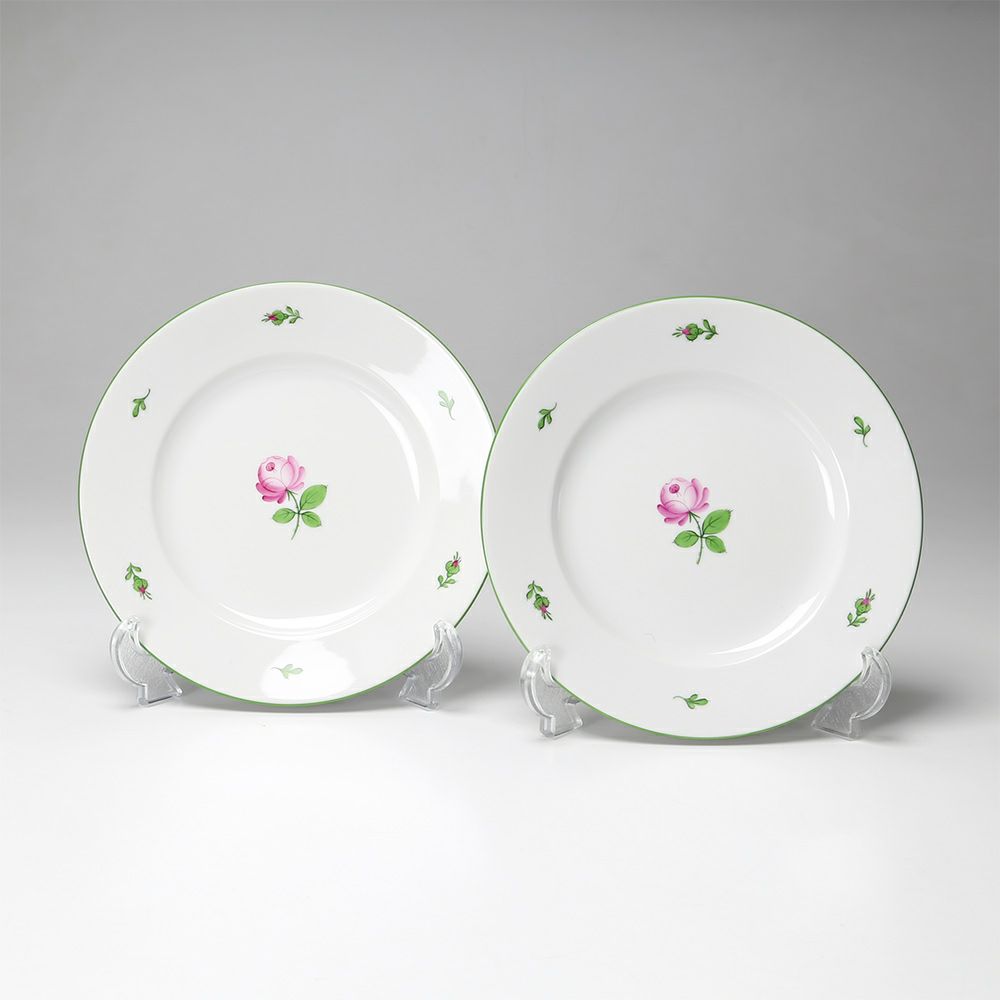 アウガルテン（AUGARTEN） ウィンナーローズ（5089） プレート 20cm ペア（001）