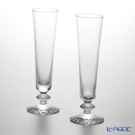 バカラ（Baccarat） ミルニュイ 2-104-722（2-811-795） シャンパンフルート 22cm ペア