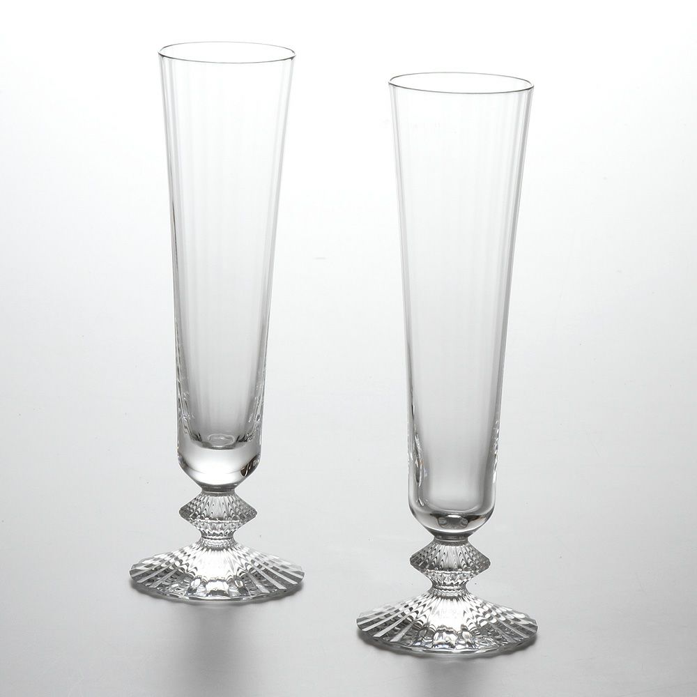 バカラ（Baccarat） ミルニュイ 2-104-722（2-811-795） シャンパンフルート 22cm ペア