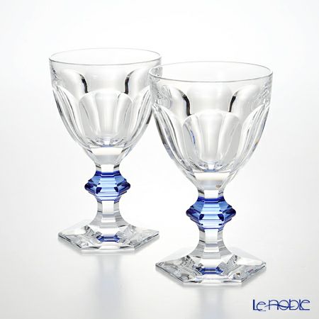 バカラ（Baccarat） アルクール 2-811-102（2-811-102） グラス ブルーボタン（ラッカージュ仕上げ） ペア