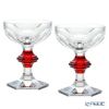 バカラ（Baccarat） アルクール 2-814-393（2-814-393） シャンパンクープ レッドボタン（ラッカージュ仕上げ） ペア