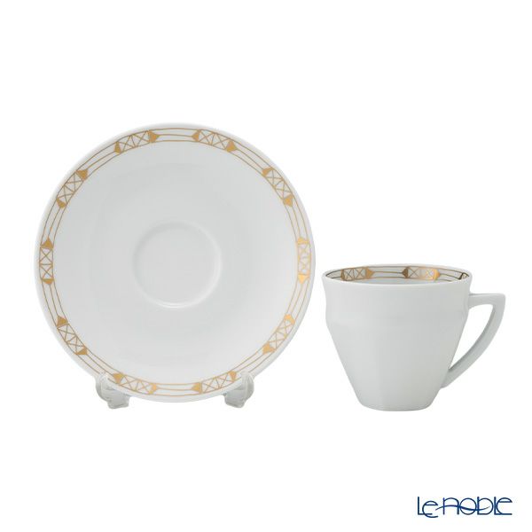 バカラ（Baccarat）ポーセリンコレクション タリランド 2-817-030 コーヒーカップ＆ソーサー ゴールド ペア ※磁器製※