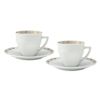 バカラ（Baccarat）ポーセリンコレクション タリランド 2-817-030 コーヒーカップ＆ソーサー ゴールド ペア ※磁器製※