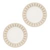 バカラ（Baccarat）ポーセリンコレクション アルカディア 2-817-041 プレート 21cm ゴールド ペア ※磁器製※