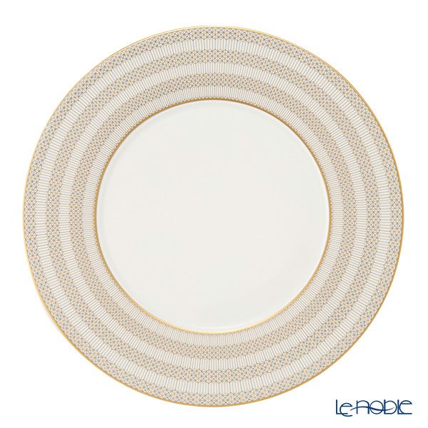 バカラ（Baccarat）ポーセリンコレクション アルカディア 2-817-042 プレート 27cm ゴールド ペア※磁器製※
