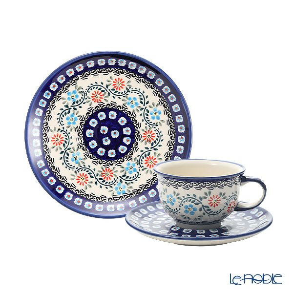 ポーリッシュポタリー（ポーランド陶器） ボレスワヴィエツ トリオセット ティー A-1145A