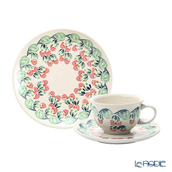 ポーリッシュポタリー（ポーランド陶器） ボレスワヴィエツ トリオセット ティー D-1170