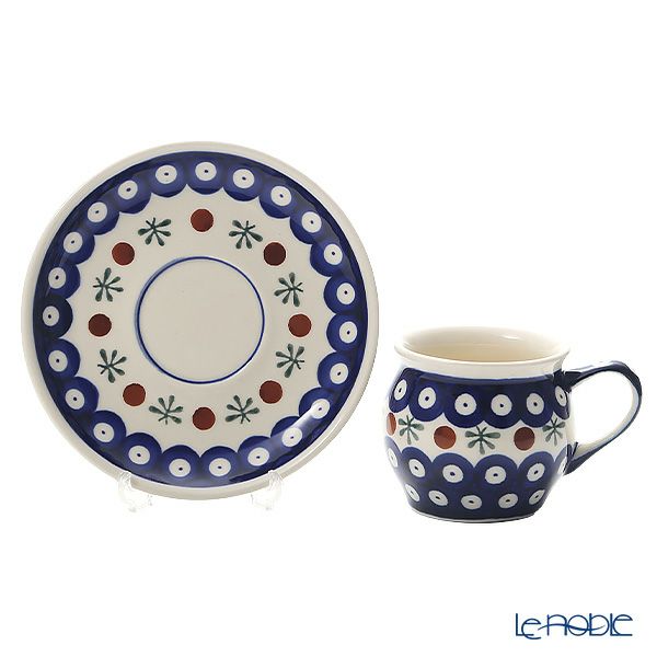 ポーリッシュポタリー（ポーランド陶器） ボレスワヴィエツ トリオセット コーヒー D-41