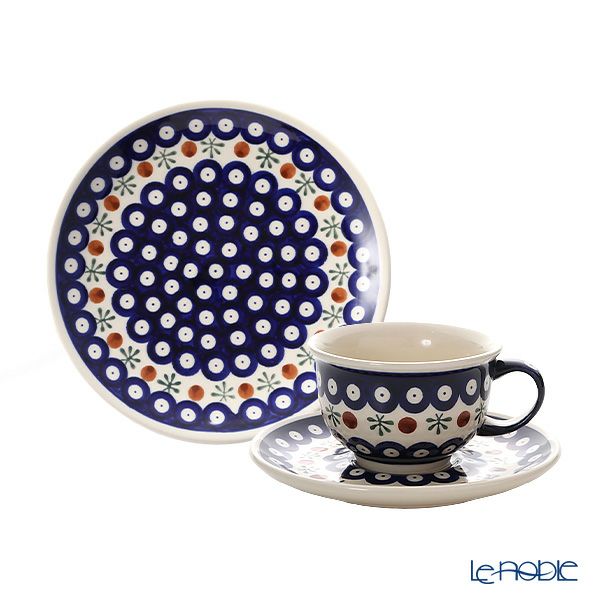 ポーリッシュポタリー（ポーランド陶器） ボレスワヴィエツ トリオセット ティー D-41