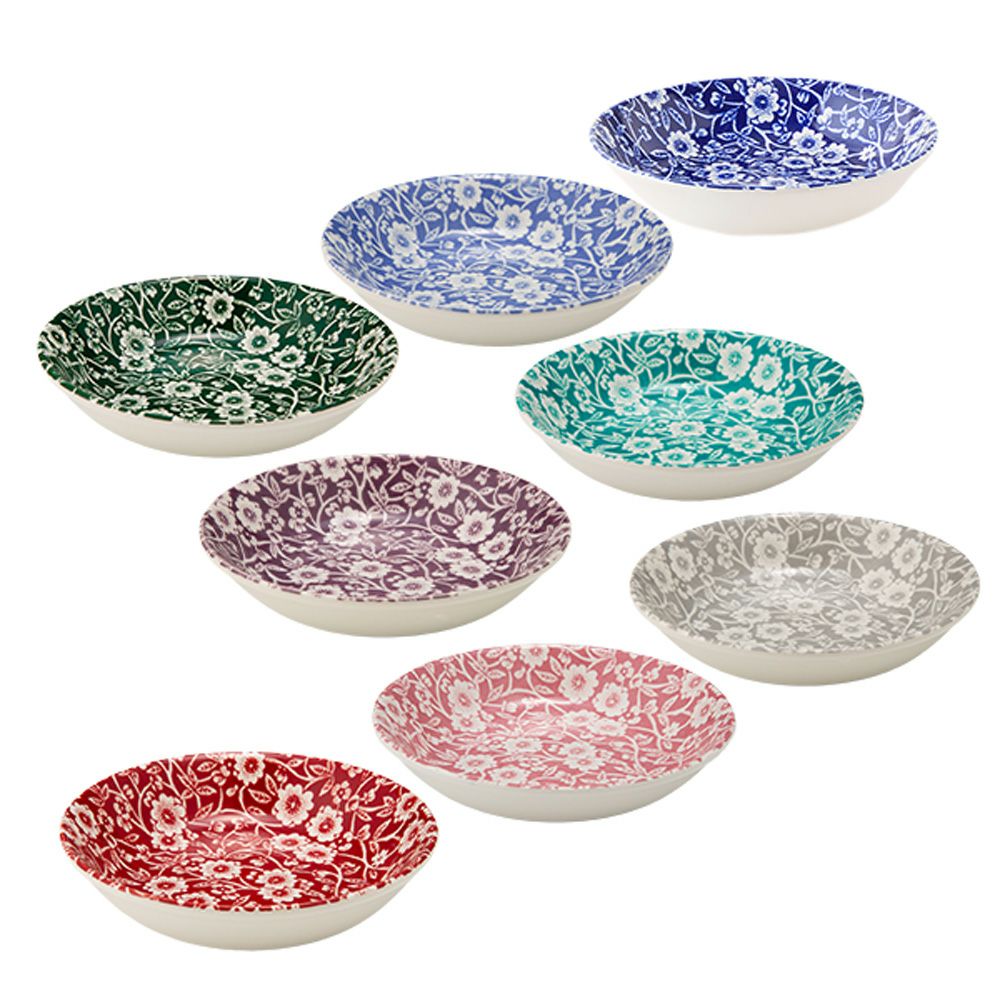 バーレイ 限定キャリコ柄 フルーツプレート／ボウル 12cm 8色セット