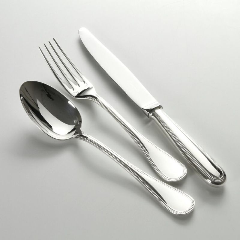 クリストフル パール 0010 スタンダード スプーン、フォーク、ナイフセット