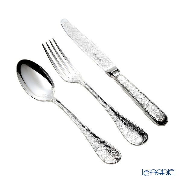 クリストフル ジャルダンエデン 0054 テーブル 3点セット スプーン＆フォーク＆ナイフ