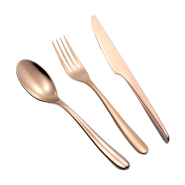 クリストフル ラーム ステンレス 2327 テーブル3点セット ステンレス製 カッパーピンク