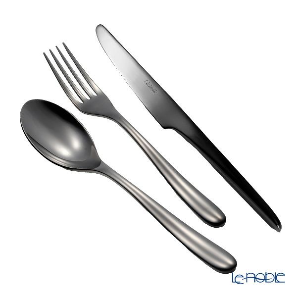 クリストフル ラーム ステンレス 2327 テーブル3点セット ステンレス製 ブラック