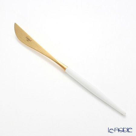 クチポール ゴア GOA ホワイト／ゴールド 4人用カトラリー テーブル12本セット マット仕上げ