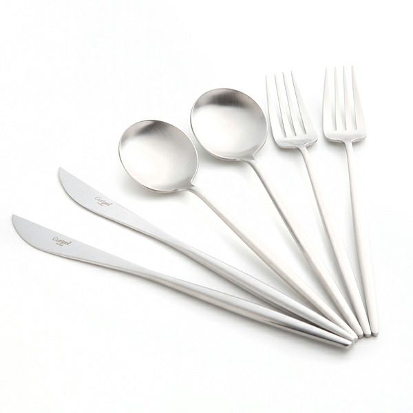 クチポール ムーン MOON MATT シルバー テーブル6点セット マット仕上げ 【ブランドボックス付】