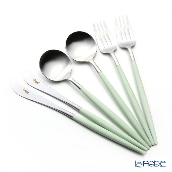 クチポール ゴア GOA セラドン／シルバー テーブル6点セット マット仕上げ 【ブランドボックス付】