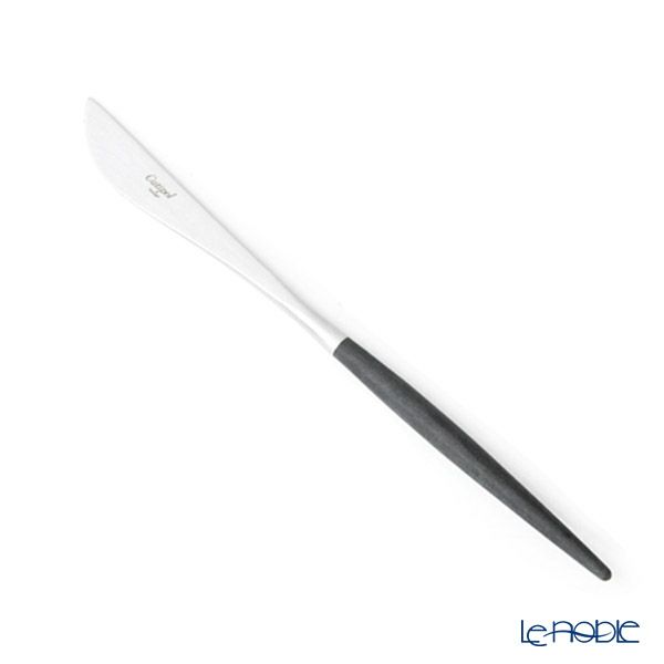 クチポール ゴア GOA ブラック／シルバー マット仕上げ テーブルスプーン＆フォーク＆ナイフ＆カトラリーレスト 8点セット【ブランドボックス付】