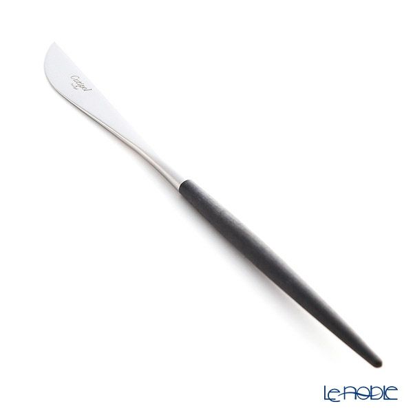 クチポール ゴア GOA ブラック／シルバー マット仕上げ デザートスプーン＆デザートフォーク＆デザートナイフ 3点セット【ブランドボックス付】