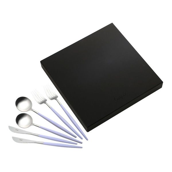 クチポール ゴア GOA バイオレット／シルバー テーブル6点セット マット仕上げ 【ブランドボックス付】