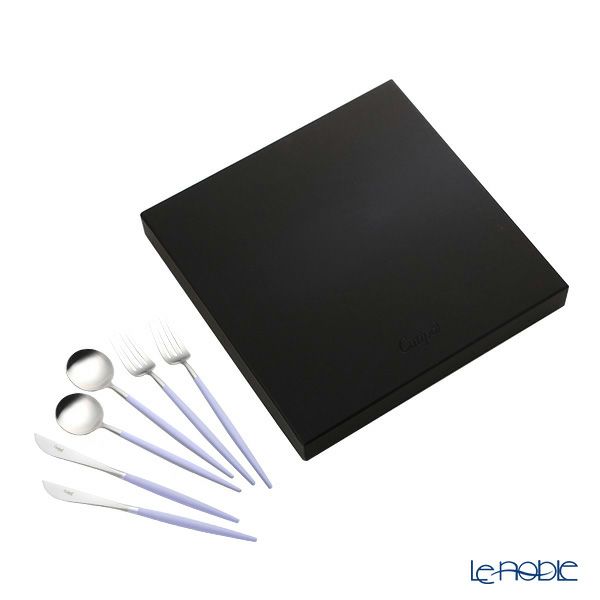 クチポール ゴア GOA バイオレット／シルバー デザート6点セット マット仕上げ 【ブランドボックス付】