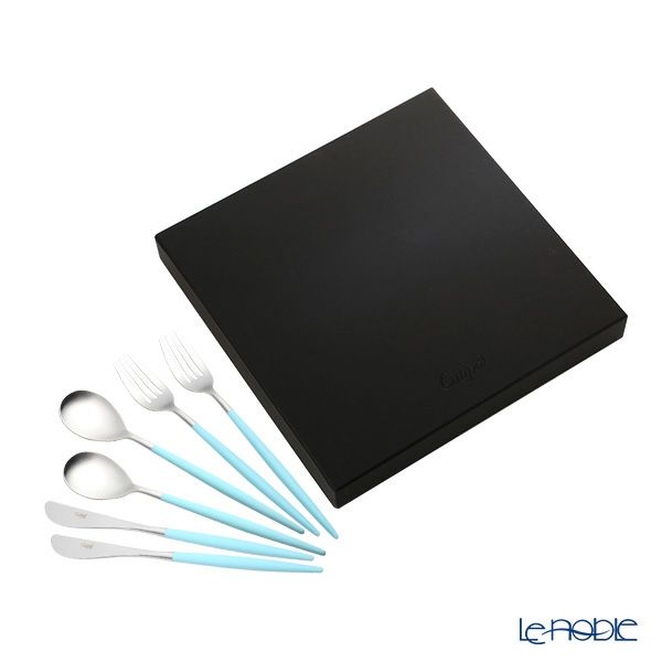 クチポール ミオ MIO ターコイズ／シルバー テーブル6点セット マット仕上げ 【ブランドボックス付】