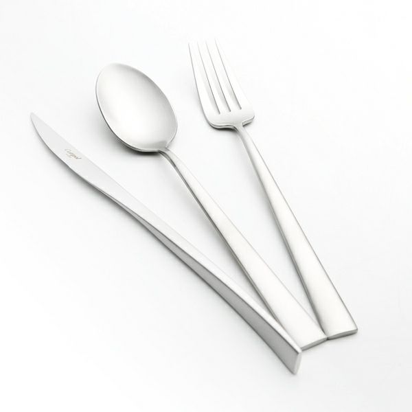 クチポール デュナ DUNA マットシルバー テーブル3点セット マット