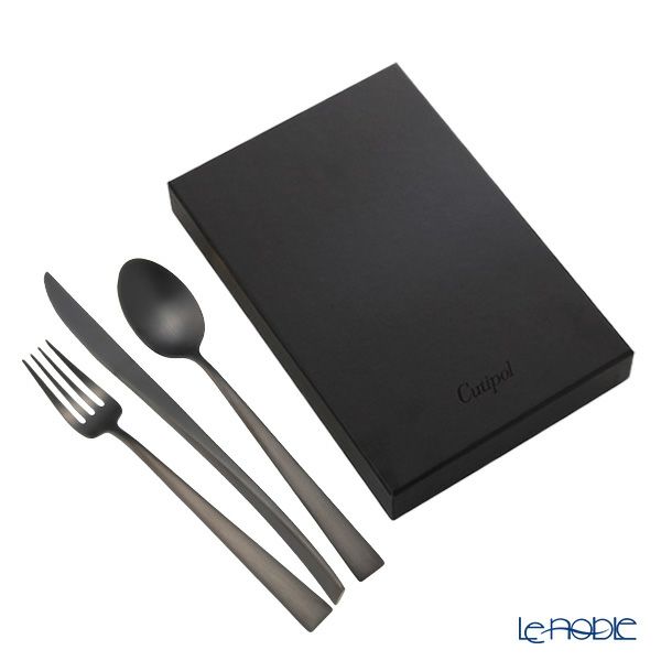 クチポール デュナ DUNA マットブラック デザート3点セット マット仕上げ 【ブランドボックス付】