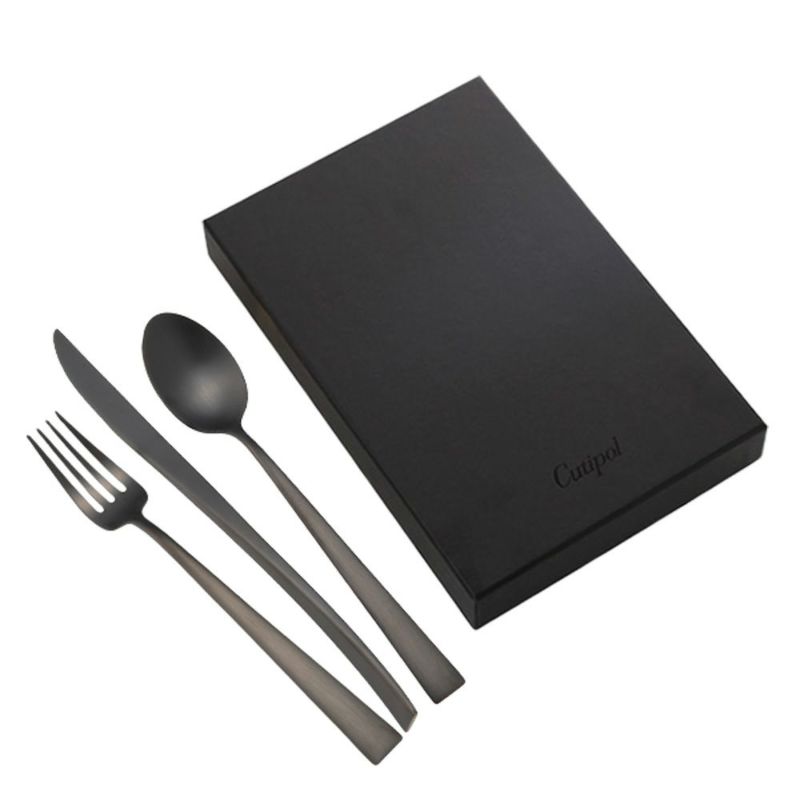 クチポール デュナ DUNA マットブラック デザート3点セット マット仕上げ 【ブランドボックス付】