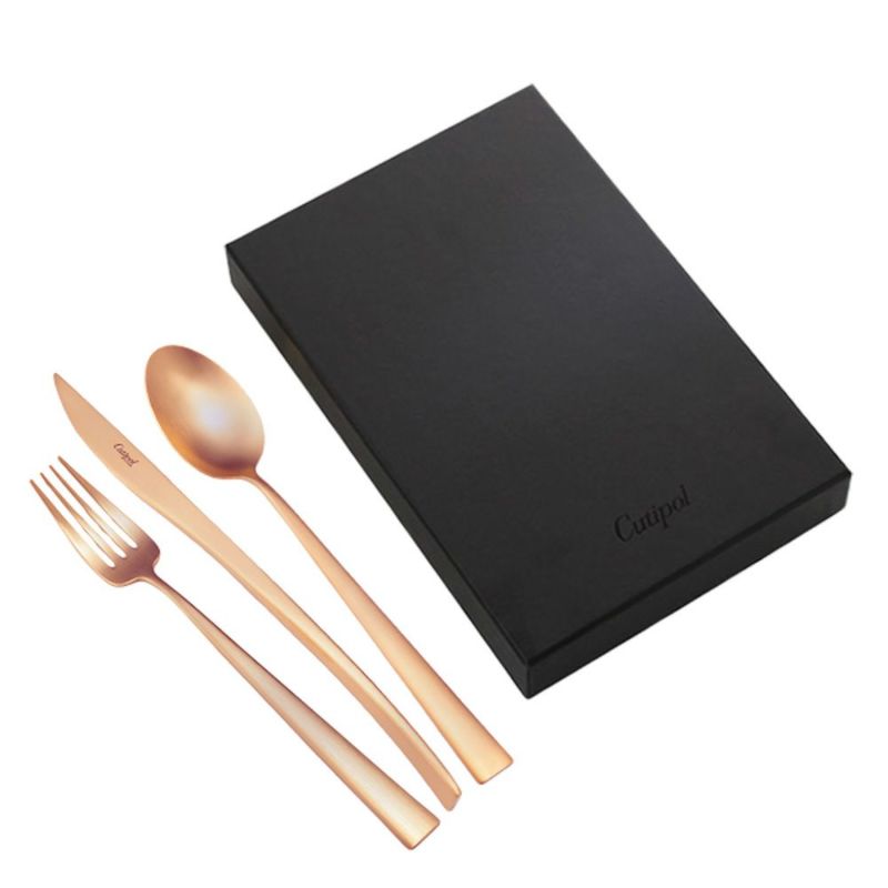 クチポール デュナ DUNA マットアンバーゴールド テーブル3点セット マット仕上げ 【ブランドボックス付】