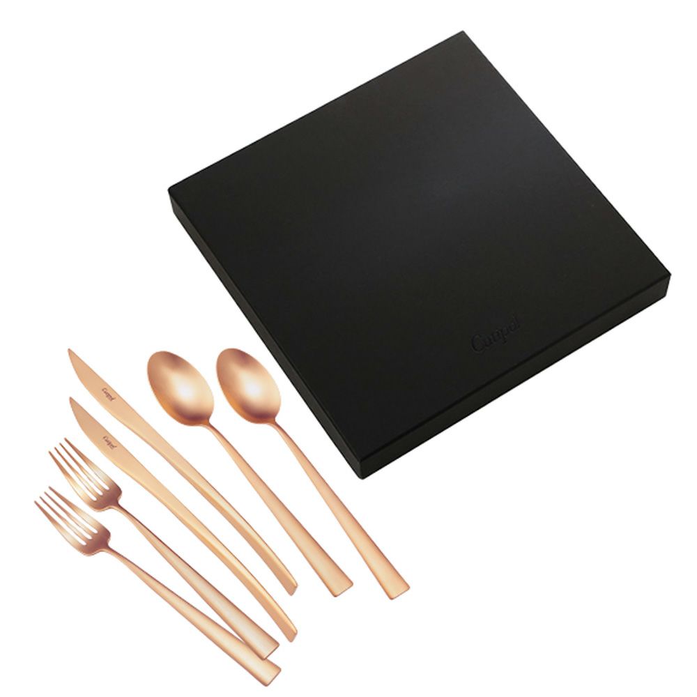 クチポール デュナ DUNA マットアンバーゴールド テーブル6点セット マット仕上げ 【ブランドボックス付】