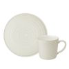 Denby デンビー インプレッション 2点セット ラージマグ 400ml ＆ プレート 17cm クリームアクセント