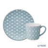 Denby デンビー インプレッション 2点セット ラージマグ 400ml ＆ プレート 17cm ブルーアクセント