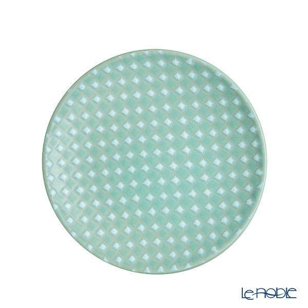 Denby デンビー インプレッション 2点セット スモールマグ 300ml ＆ プレート 17cm ミントアクセント