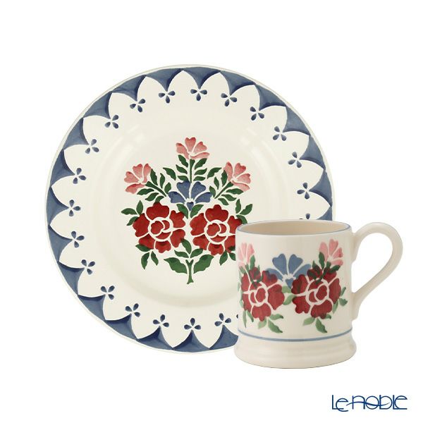 エマ・ブリッジウォーター アンティークローズ マグカップ＆ プレート 21cm セット 25SS