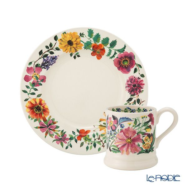 エマ・ブリッジウォーター ガーデンフラワー マグカップ＆ プレート 21cm セット 25SS