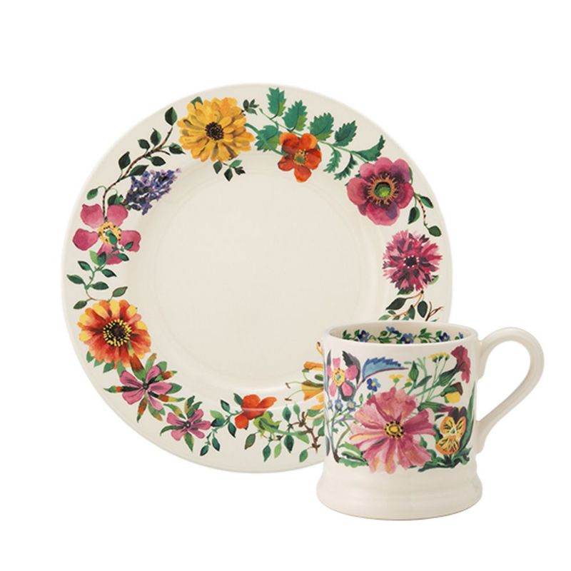 エマ・ブリッジウォーター ガーデンフラワー マグカップ＆ プレート