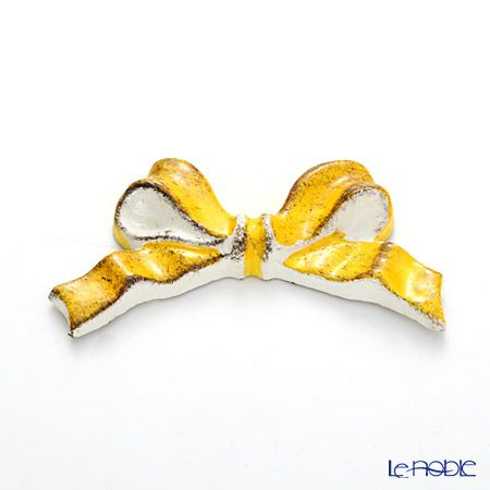 ソルディ フィレンツェリボン ナイフレスト（箸置き） F8 ホワイト地 リボン7色セット