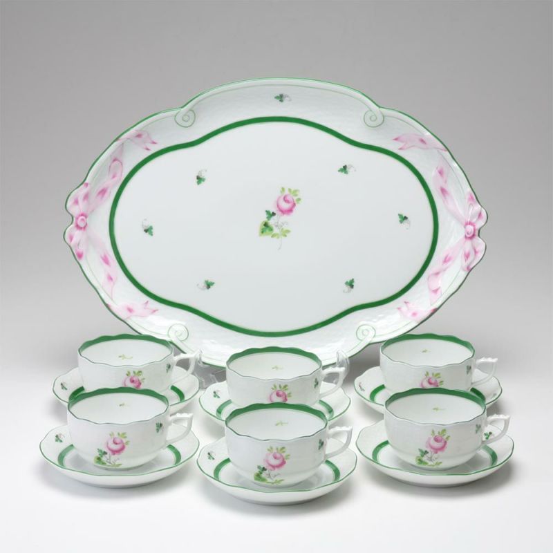 ヘレンド (HEREND) ウィーンのバラ ティーセット