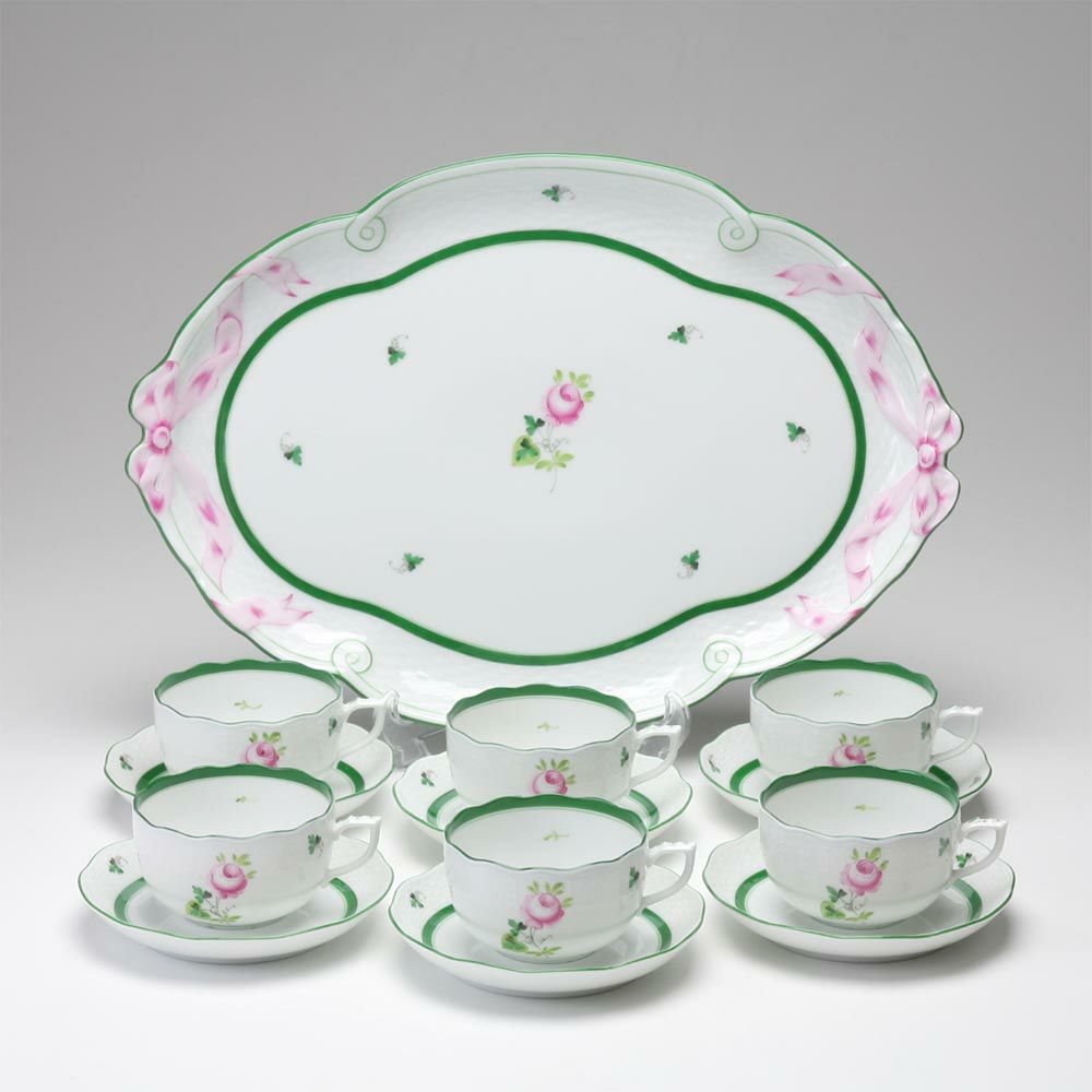 ヘレンド (HEREND) ウィーンのバラ ティーセット