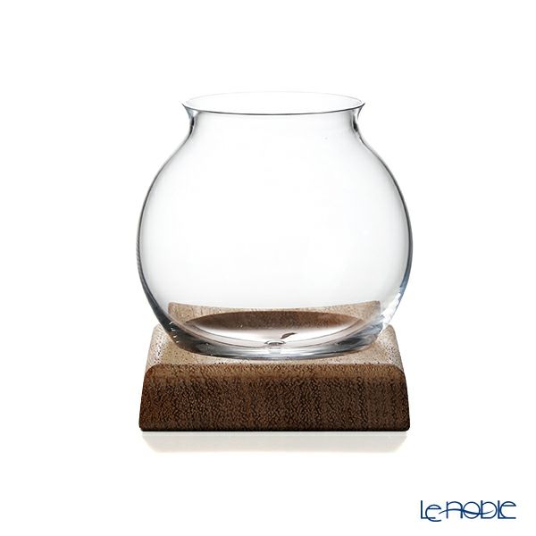 GLASSBACCA（グラスバッカ） 酒器 天頂（てんちょう） by Philippe Jamesse フィリップ・ジャムス ガラス製 木製台座付 200ml ペア