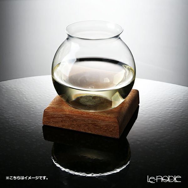 GLASSBACCA（グラスバッカ） 酒器 天頂（てんちょう） by Philippe Jamesse フィリップ・ジャムス ガラス製 木製台座付 200ml ペア