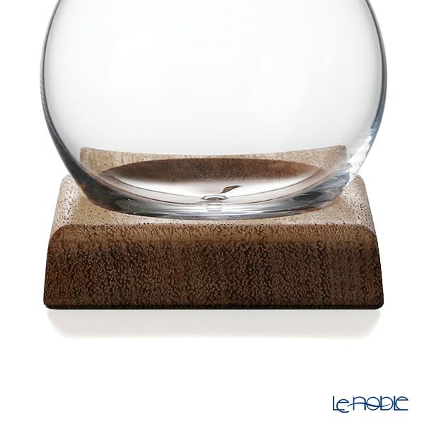 GLASSBACCA（グラスバッカ） 酒器 天頂（てんちょう） by Philippe Jamesse フィリップ・ジャムス ガラス製 ＆ 磁器製 木製台座付 200ml ペア