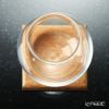 GLASSBACCA（グラスバッカ） 酒器 天頂（てんちょう） by Philippe Jamesse フィリップ・ジャムス ガラス製 ＆ 磁器製 木製台座付 200ml ペア