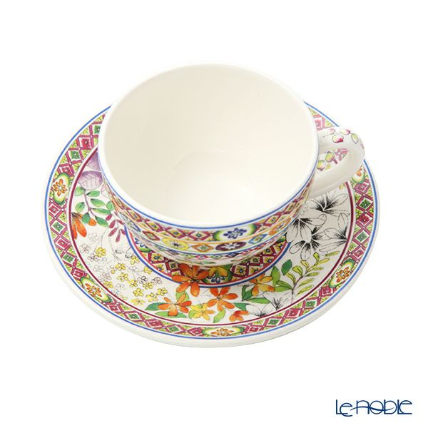 ジアン（Gien）バガテル ティーカップ＆ソーサー 200ml ペア 17812PTH01