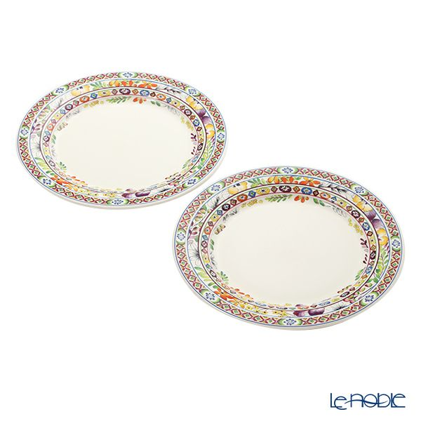 ジアン（Gien）バガテル ディナープレート27.4cm ペア 1781B4A450