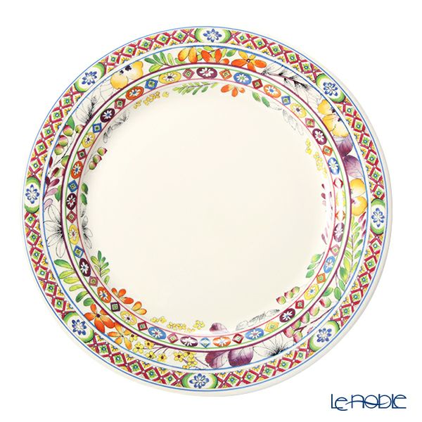 ジアン（Gien）バガテル ディナープレート27.4cm ペア 1781B4A450